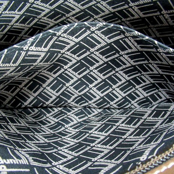 dunhill clutch bag PVC x leather Auth T17238 - Picture 6 of 8